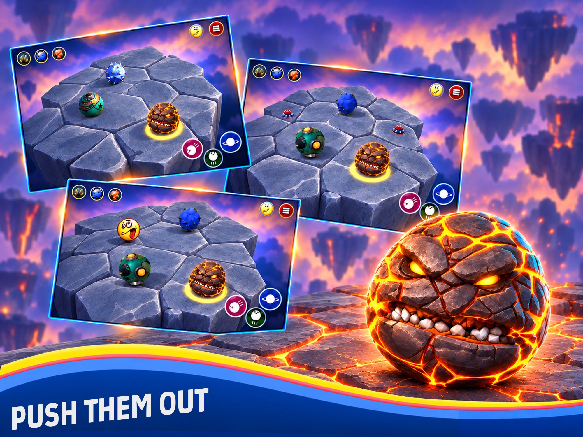Store graphic (landscape): Push them out